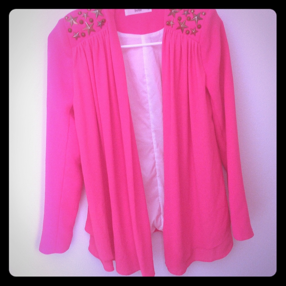 Hot Pink Bebe Blazer size S